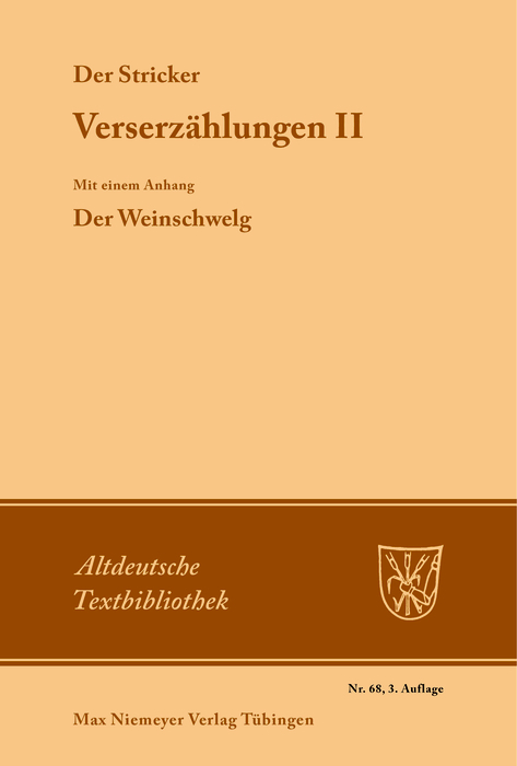 Verserz&auml;hlungen II - 