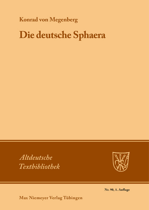 Die Deutsche Sphaera -  Konrad von Megenberg