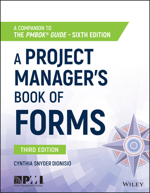 Project Manager's Book of Forms -  Cynthia Snyder Dionisio