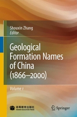 Geological Formation Names of China (1866&mdash;2000) - 