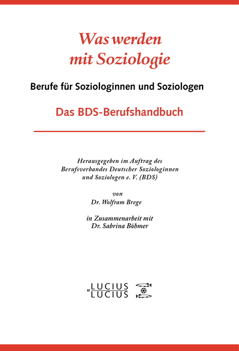 Was werden mit Soziologie - 