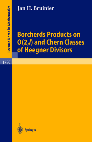 Borcherds Products on O(2,l) and Chern Classes of Heegner Divisors