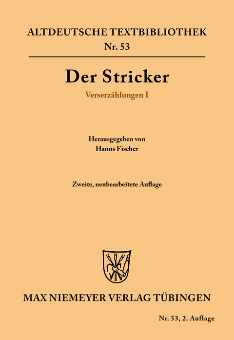 Verserz&auml;hlungen I -  Der Stricker