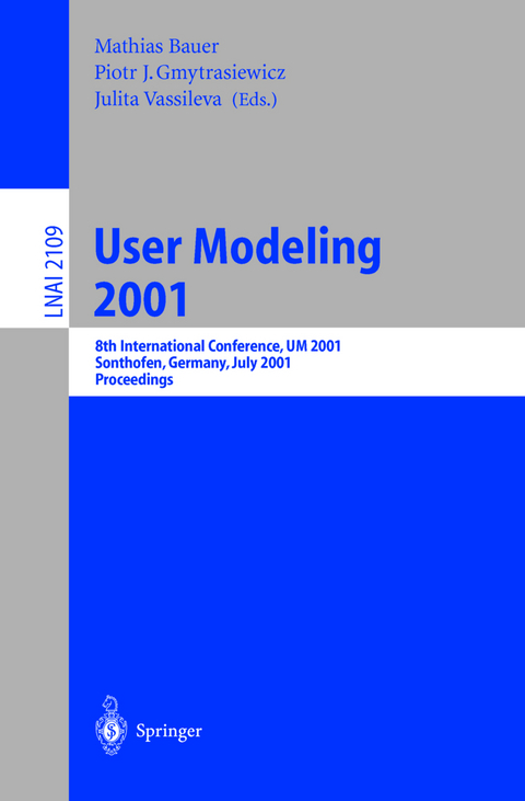 User Modeling 2001 - 
