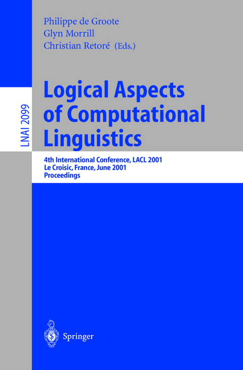 Logical Aspects of Computational Linguistics - 