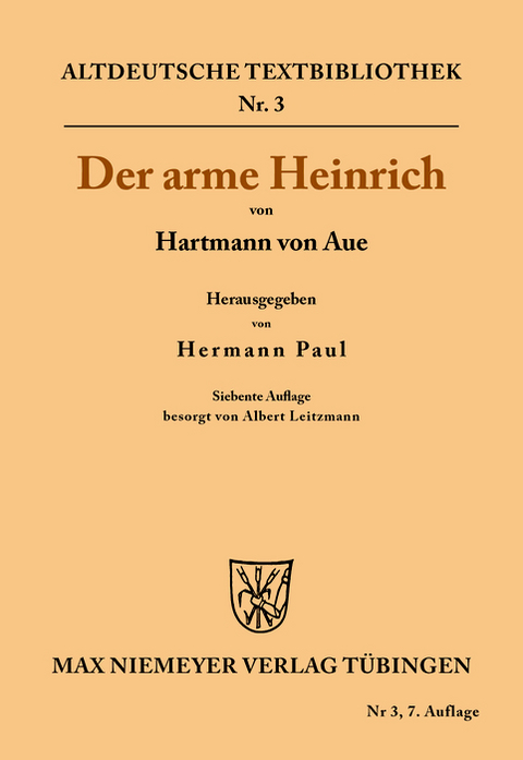 Der arme Heinrich -  Hartmann von Aue