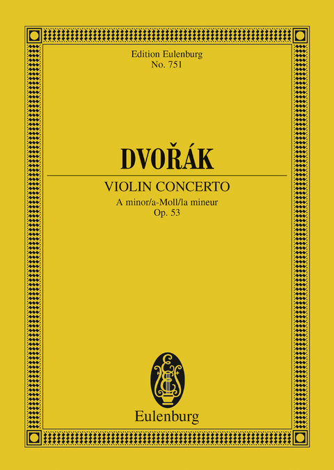 Violin Concerto A minor - Anton&iacute;n Dvoř&aacute;k