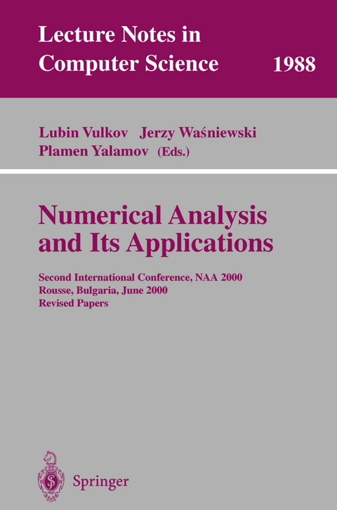Numerical Analysis and Its Applications - 