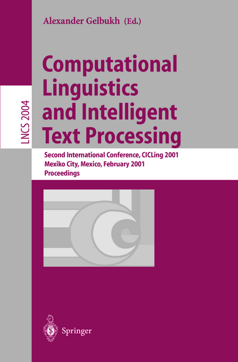 Computational Linguistics and Intelligent Text Processing - 