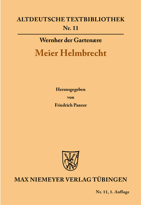 Meier Helmbrecht -  Wernher der Garten&aelig;re