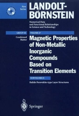 Halide Perovskite-type Layer Structures - R. Geick