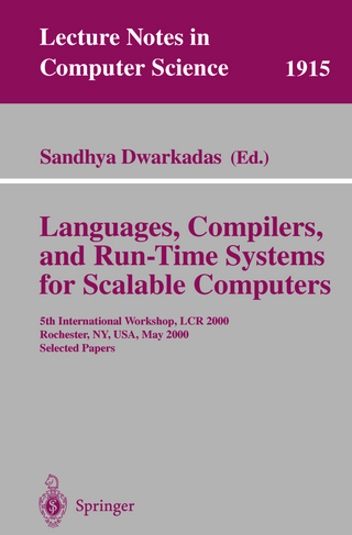 Languages, Compilers, and Run-Time Systems for Scalable Computers