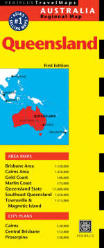 Queensland Travel Map First Edition