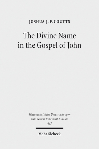 The Divine Name in the Gospel of John