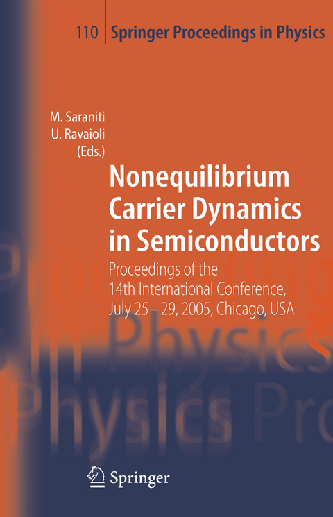 Nonequilibrium Carrier Dynamics in Semiconductors - 
