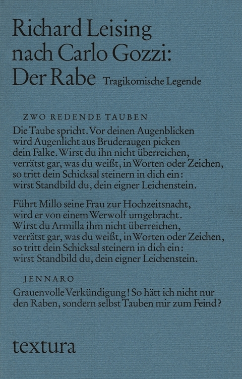 Der Rabe - Richard Leising, Carlo Gozzi