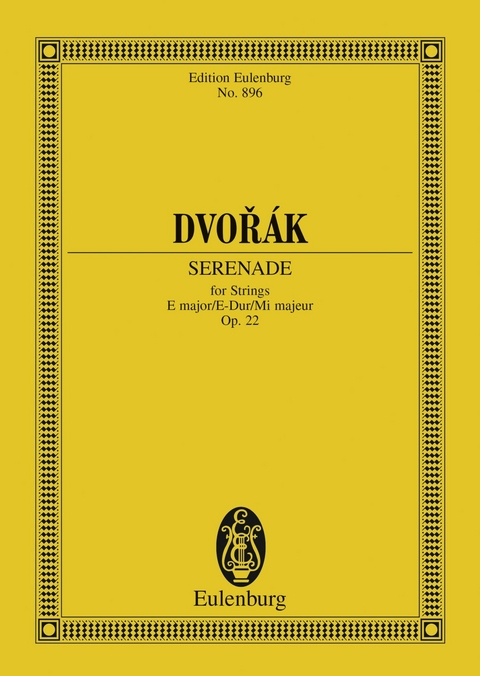 Serenade E major - Anton&iacute;n Dvoř&aacute;k