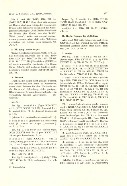 Hethitisches W&ouml;rterbuch / A - Johannes Friedrich, Annelies Kammenhuber