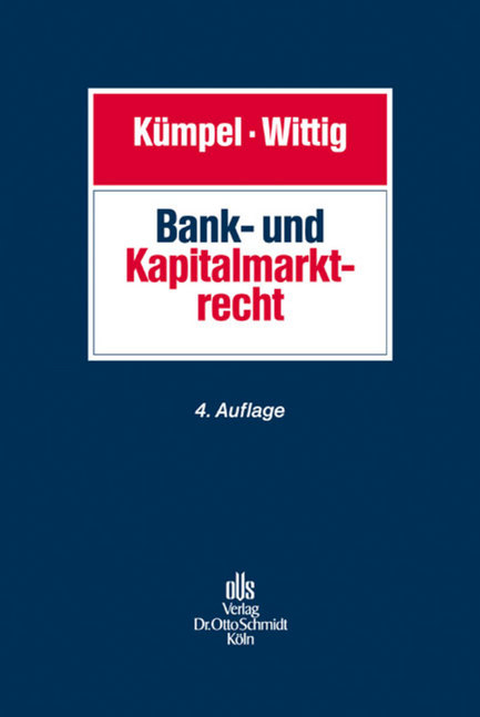 Bank- und Kapitalmarktrecht - 