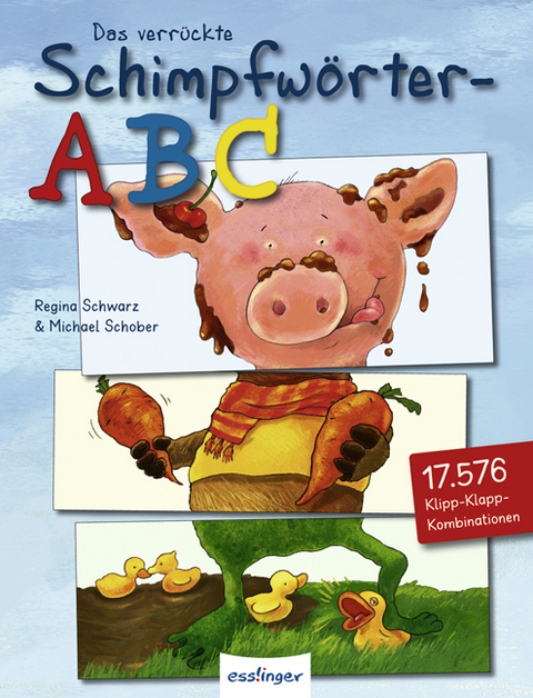 Das verr&uuml;ckte Schimpfw&ouml;rter ABC - Mini-Ausgabe Display, Display mit 10 Ex. - Regina Schwarz
