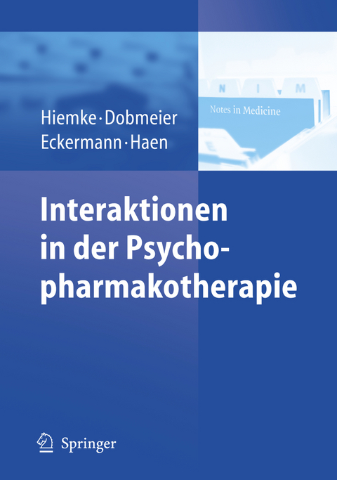 Interaktionen in der Psychopharmakotherapie - 