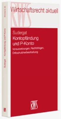 Kontopf&auml;ndung und P-Konto - Lutz G. Sudergat