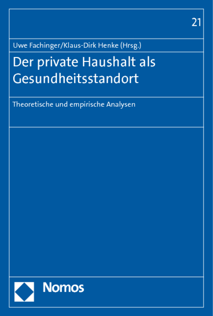 Der private Haushalt als Gesundheitsstandort - 