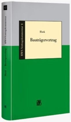 Bautr&auml;gervertrag - Manfred Blank