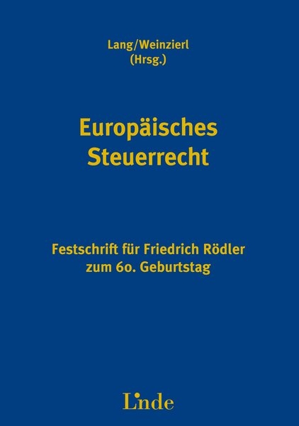 Europ&auml;isches Steuerrecht - 