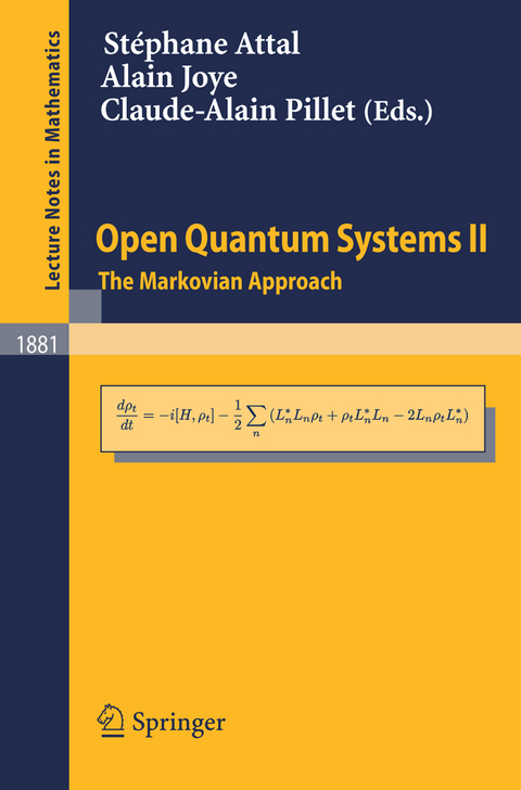 Open Quantum Systems II - 