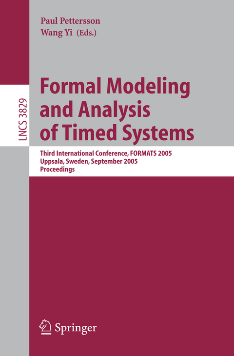 Formal Modeling and Analysis of Timed Systems - 