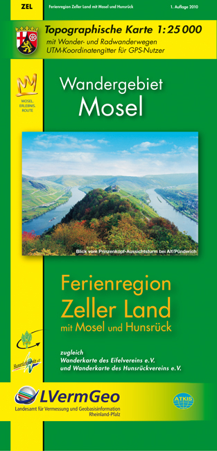 Ferienregion Zeller Land (WR) -  Landesamt f&uuml;r Vermessung und Geobasisinformation Rheinland-Pfalz