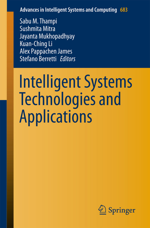 Intelligent Systems Technologies and Applications - 