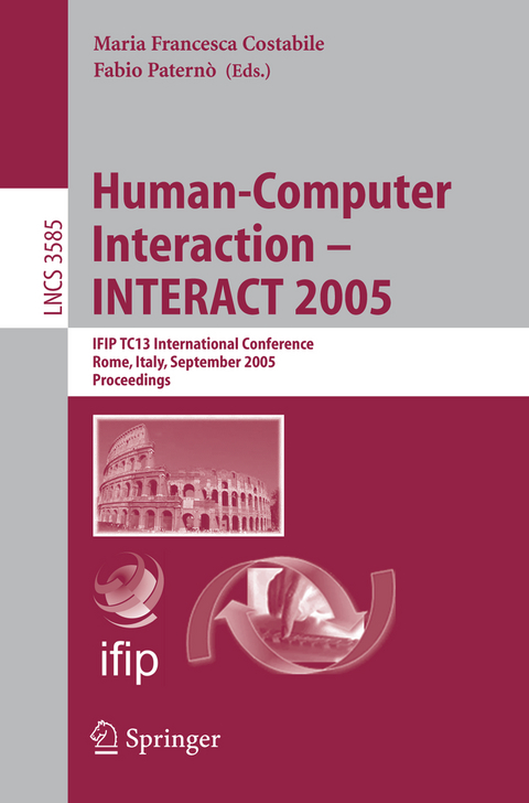 Human-Computer Interaction &ndash; INTERACT 2005 - 