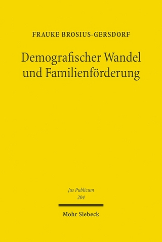 Demografischer Wandel und Familienförderung