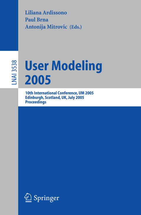 User Modeling 2005 - 