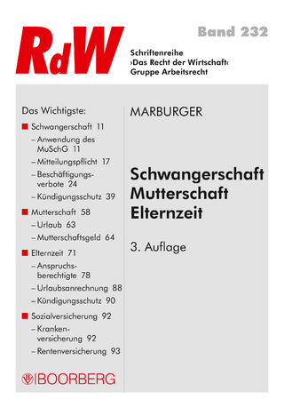Schwangerschaft - Mutterschaft - Elternzeit