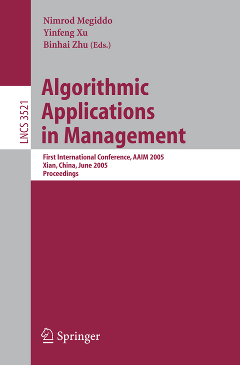 Algorithmic Applications in Management - 