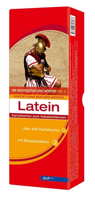 Karteikarten Die wichtigsten 1000 Wörter Latein Teil 2 (A2)