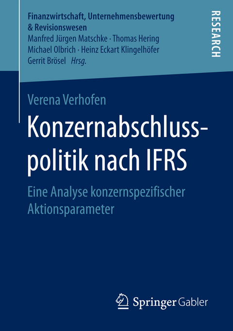 Konzernabschlusspolitik nach IFRS - Verena Verhofen