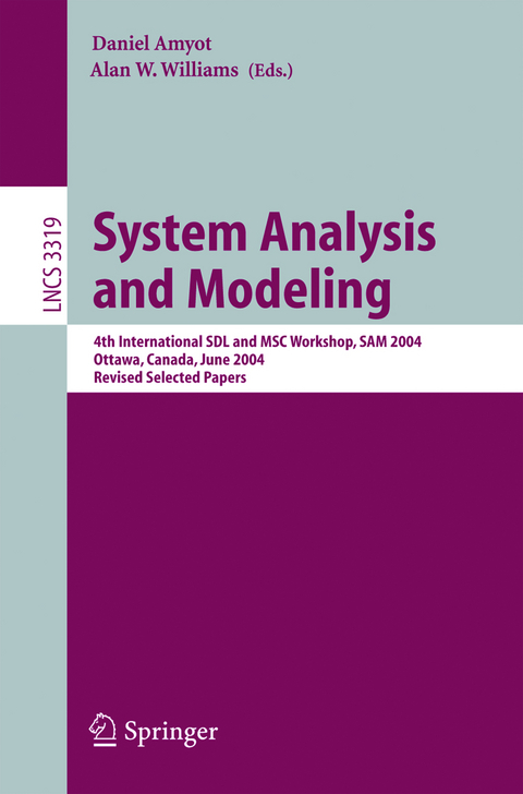 System Analysis and Modeling - 