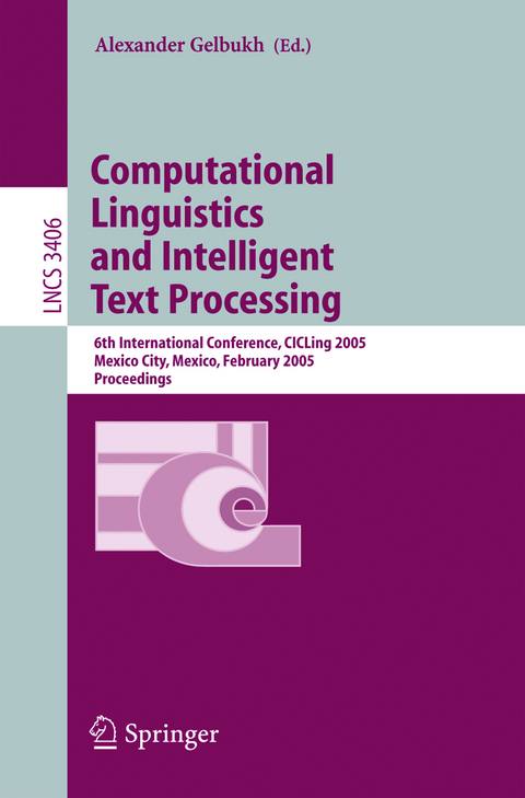Computational Linguistics and Intelligent Text Processing - 