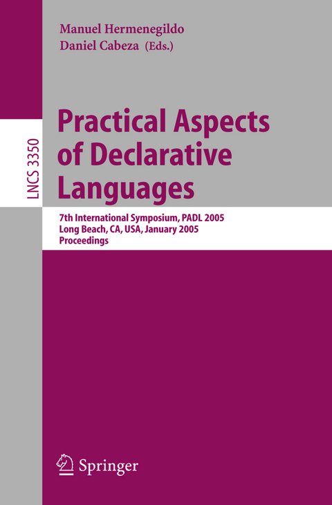 Practical Aspects of Declarative Languages - 