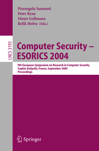 Computer Security - ESORICS 2004