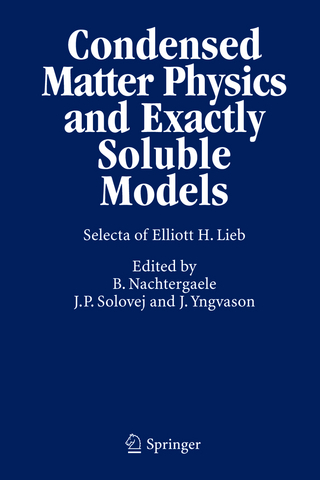Condensed Matter Physics and Exactly Soluble Models