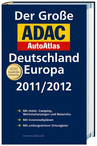Der Gro&szlig;e ADAC AutoAtlas Deutschland, Europa 2011/2012