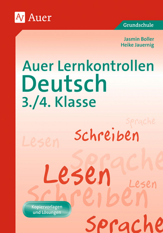 Auer Lernkontrollen Deutsch, Klasse 3/4