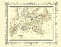 H Collins Map of Prussia 1852