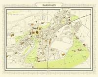 Map of Harrogate 1898 - John Bartholomew