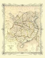 H Collins Map of China 1852 - H. Collins